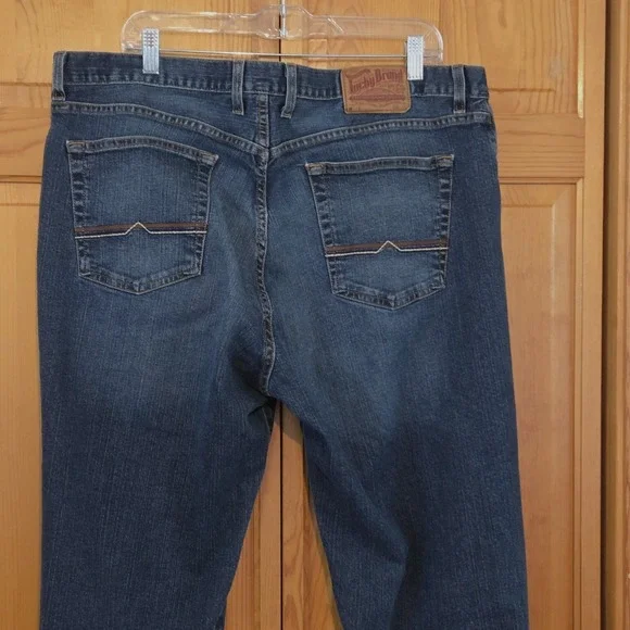 Lucky Brand Men's Jeans Straight 38 Blue Denim Classic Fit‎ - Picture 10 of 11